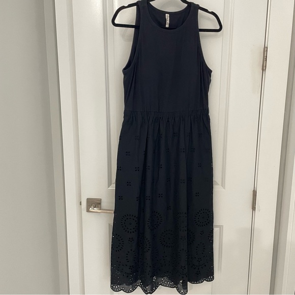 NEW Soma Ribbed Eyelet Midi Bra Dress Sleeveless.   15 - Picture 2 of 10